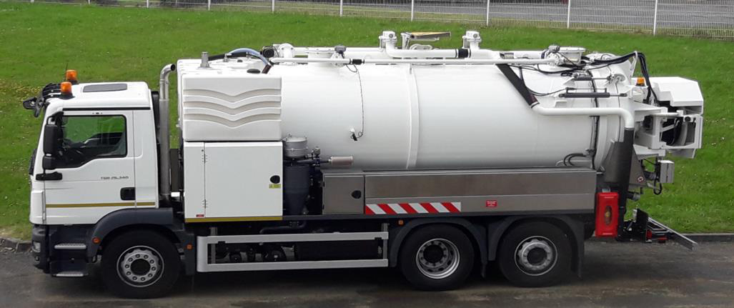 Camion d’intervention pour l’entretien et l’inspection des canalisations